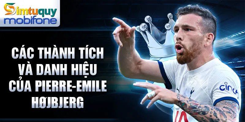 Các thành tích và danh hiệu của Pierre-Emile Højbjerg